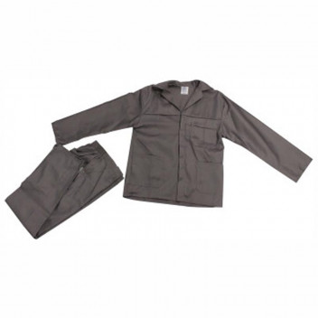 MAT-SAFE OVERALL CONTI SUIT GREY 2PIECE SIZE 34