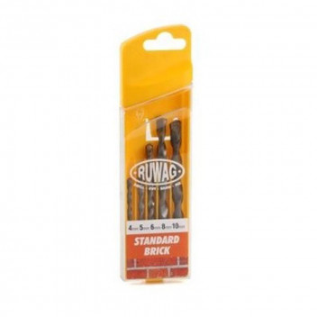 RUWAG 5 PIECE STANDARD BRICK 4-10MM DRILL SET