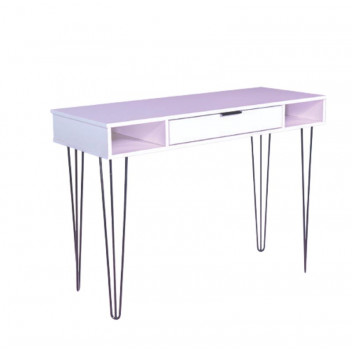 LIMA MELAMINE WHITE 1DRAWER WORKSTATION 860X1200X450MM