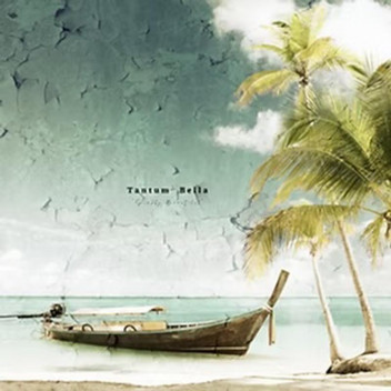 PALM SHORE ESCAPE DECOUPAGE A3