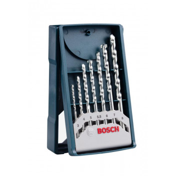 BOSCH MINI-X-BLUE MASONRY DRILL BIT SET 3ï¿½8MM
