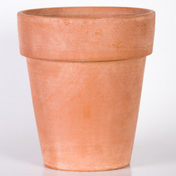 ANTIQUE TERRACOTTA HIGH EDGE POT 21CM