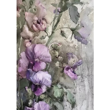 SWEET PEA SERENADE DECOUPAGE A4