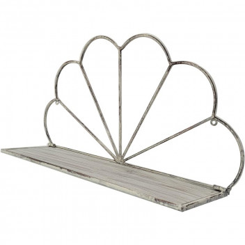 1TIER METAL WALL SHELF 51X15X29CM