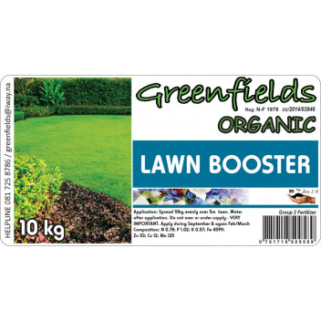 GREENFIELDS LAWN BOOSTER FERTILIZER 10KG