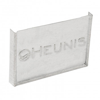 GALVANIZED SQUARE GUTTER STOPEND 75X100MM