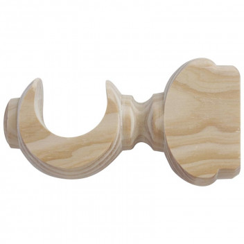 NATURAL WOOD SINGLE BRACKET  34MM