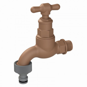 PRO-CLOSE 3/4 SABS PLASTIC GARDEN TAP 22MM