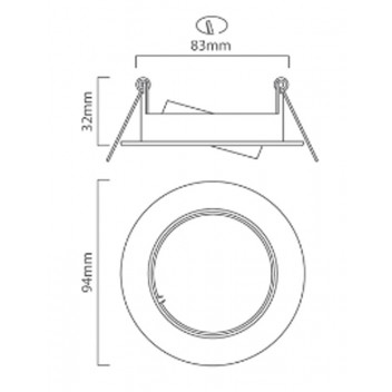 EUROLUX SATIN CHROME STRAIGHT DOWN LIGHT
