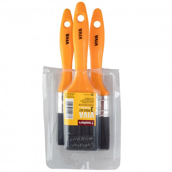 HAMILTONS VIVA PAINT BRUSH SET 25MM  38MM  50MM