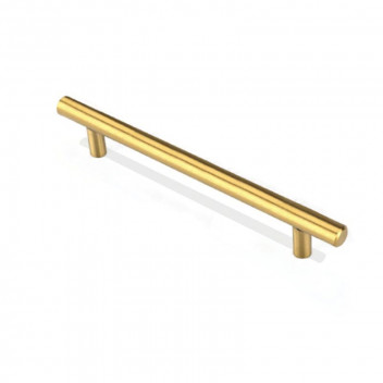 HANDLE BAR 8952128GLD  MILD STEEL GOLD 12MMX128MM