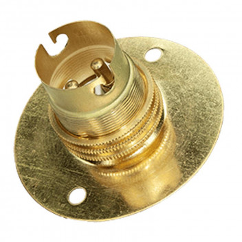 BRASS BC BATTEN LAMPHOLDER 50MM