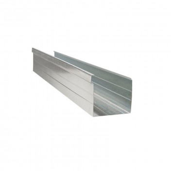 GALVANIZED SQUARE GUTTER 0.4X100X75X3600MM
