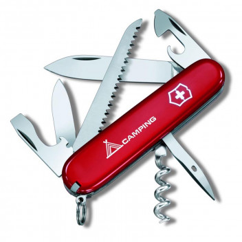 VICTORINOX RED CAMPER POCKET KNIFE 91MM