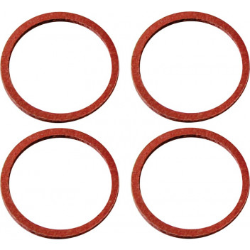 SUNRIDGE FIBRE WASHER 25.5X21X1.6MM 4 PER PACK