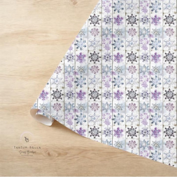 WRAPPING PAPER MIDNIGHT IRIS 500X750MM