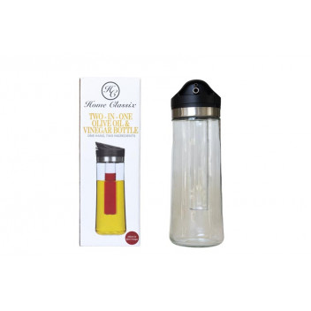 HOME CLASSIX OIL AND VINEGAR 2IN1 BOTTLE 450ML AND 60ML