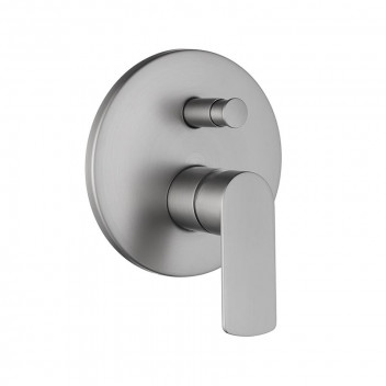 BIJIOU SATIN NICKEL SAVOLE CONCEALED DIVERTER BATH AND SHOWER MIXER