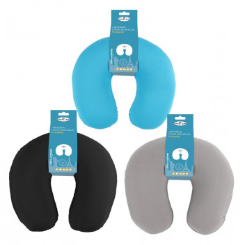 U-SHAPE VARIOUS COLOURS TRAVEL MICROBEAD NECK PILLOW