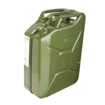 GREEN PETROL METAL JERRY CAN 20L