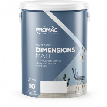 PROMAC DIMENSIONS MATT PASTEL PVA BASE PAINT 1L