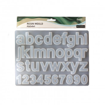 GROOVY ALPHABET CRAFT RESIN MOULD
