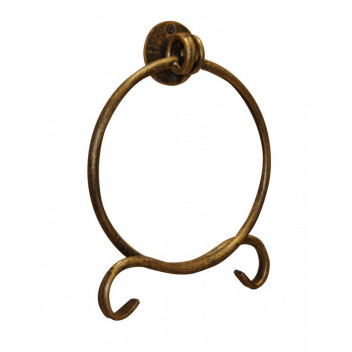 POSEIDON GOLD TOWEL RING