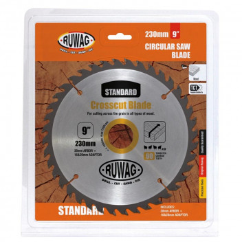 RUWAG 230MM STANDARD CIRCULAR SAW BLADE Z60