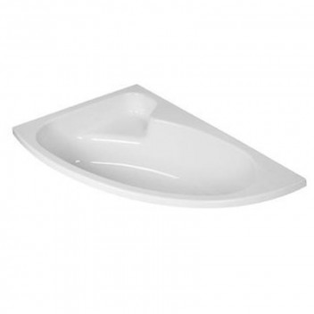 SALINA WHITE CORNER LEFT HAND BATH