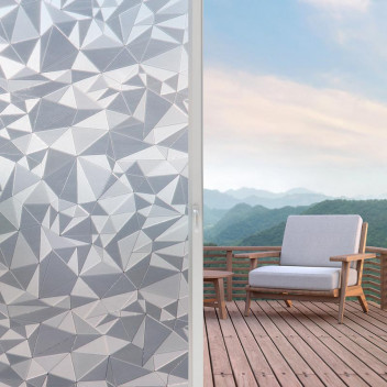 FROSTED GEOMETRIC WINDOW FILM 2000X450