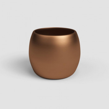 ARTEVASI HERA COPPER CERAMIC POT 22CM