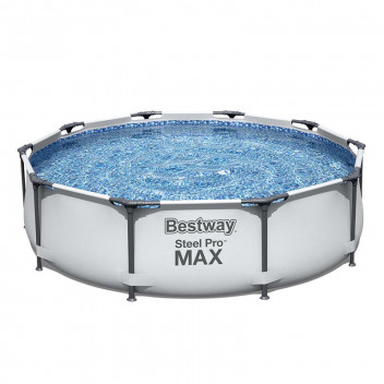 BESTWAY SWIMMING POOL STEEL PRO MAX FRAME GREY 4.678L 3.05MX76CM