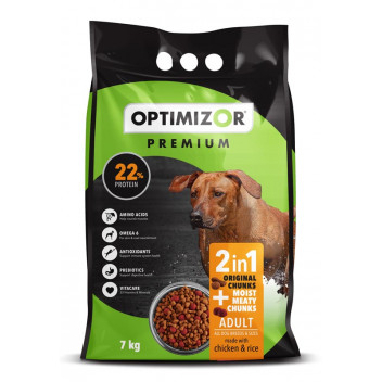 OPTIMIZOR PREMIUM DOG FOOD PLUS SEMI MOIST 7KG