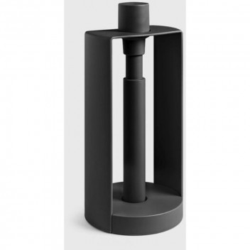 L BLIM ROLL STOP HOLDER CARBON BLACK 130X30