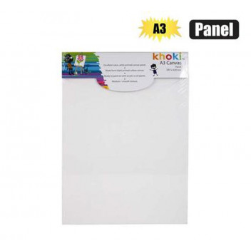 KHOKI CANVAS PANEL WHITE A3