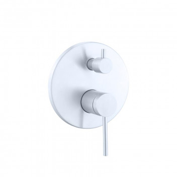 BIJIOU CHROME EVON CONCEALED BATH/SHOWER MIXER WITH DIVERTER