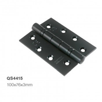 BLACK BALL HEARING HINGE 100MM X 76MM X 3MM