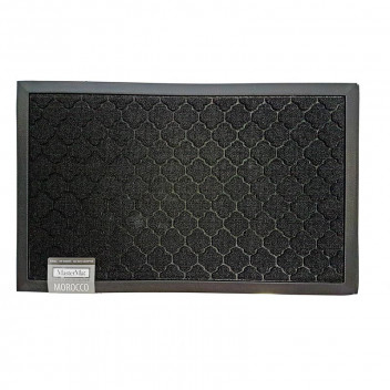 MAT EXT COVERED / INT MOROCCO 4575 BLACK 450 X 750MM MASTERMAT