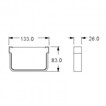 GUTTER STOPEND SQUARE SE501 MARLEY