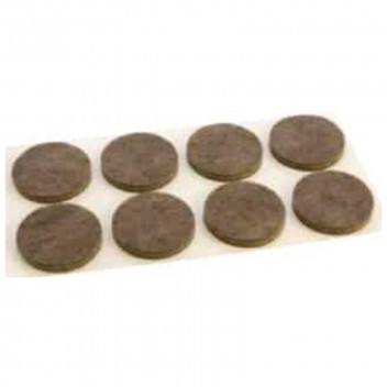 SAFETOP  FELT PAD ROUND  WHITE  26MM 8PP ADHESIVE
