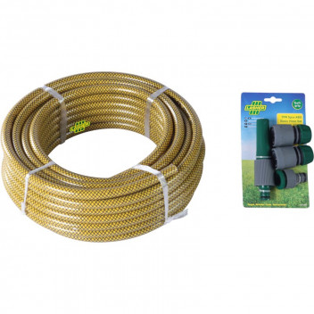 LASHER GARDEN HOSE WITH FITTINGS 12MMX20M