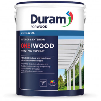 DURAM ONE FOR WOOD PVA CLEAR BASE PAINT 1L