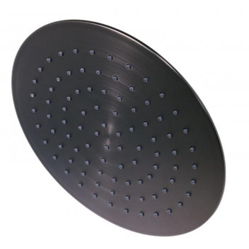 BLUTIDE ROUND HEAD SHOWER GUNMETAL 250MM.