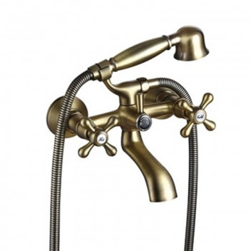 BIJIOU ADOUR BATH MIXER WITH HANDSHOWER BRONZE
