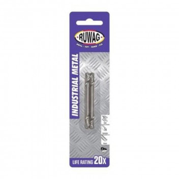 DRILL BIT 4.90MM DOUBLE ENDED 2 /CARD