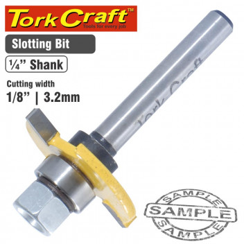 BIT ROUTER SLOTTED 1/8INCH  3.2MM CKP1101 TORK CRAFT