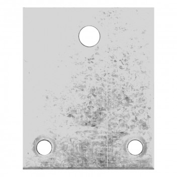 FLAT STEEL RECTANGULAR BRACKETS 50X62MM
