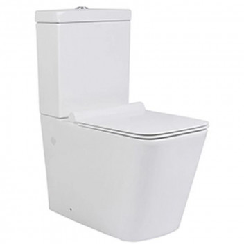 WHITE LE RUBIS CLOSE COUPLE TOILET SUITE