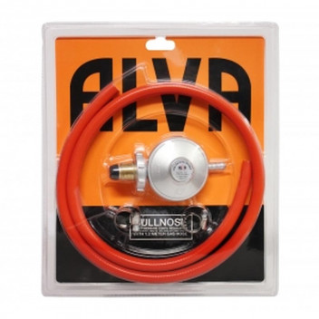 ALVA BULLNOSE GAS REGULATOR WITH 1.2M HOSE