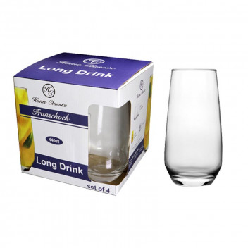 FRANSCHOEK TALL BEVERAGE GLASS 440ML 4PACK